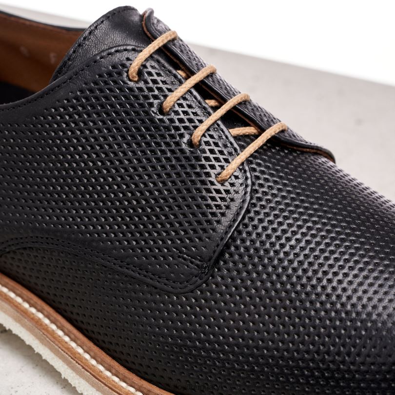 cipő HU LLOYD férfiak palma fekete 6444N225