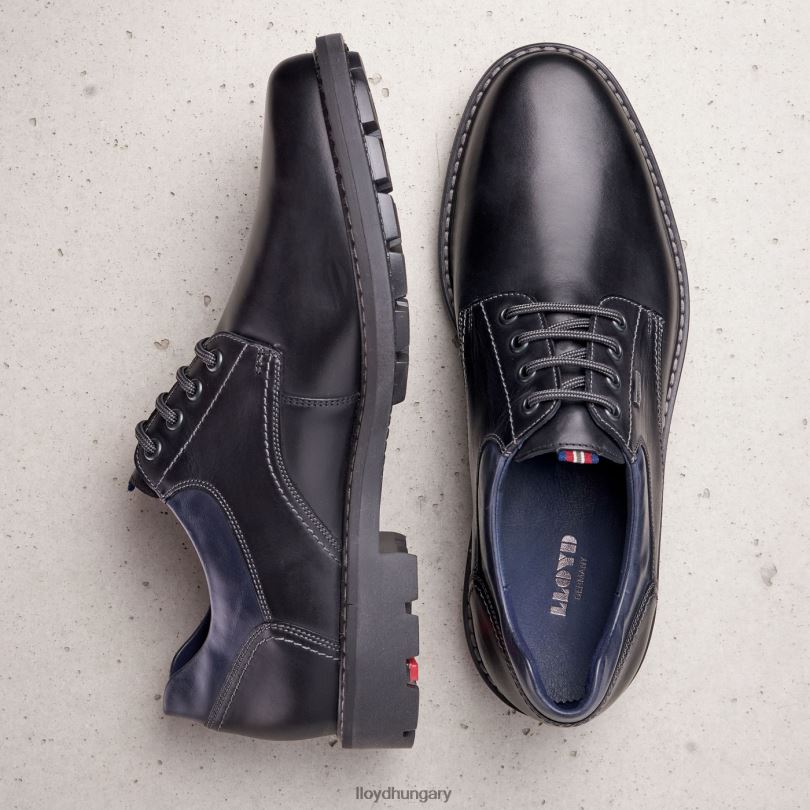 cipő HU LLOYD férfiak vanja fekete 6444N577