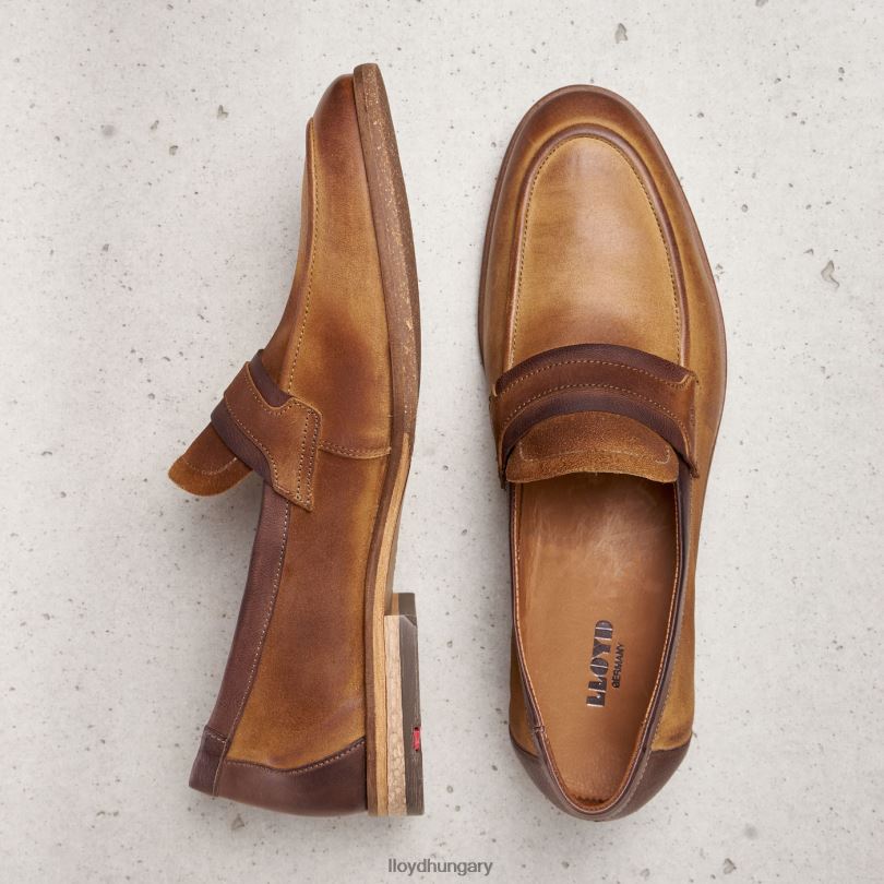 cipő HU LLOYD férfiak oktant barna 6444N604