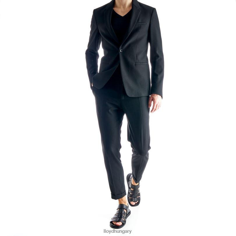 cipő HU LLOYD férfiak elimar fekete 6444N580