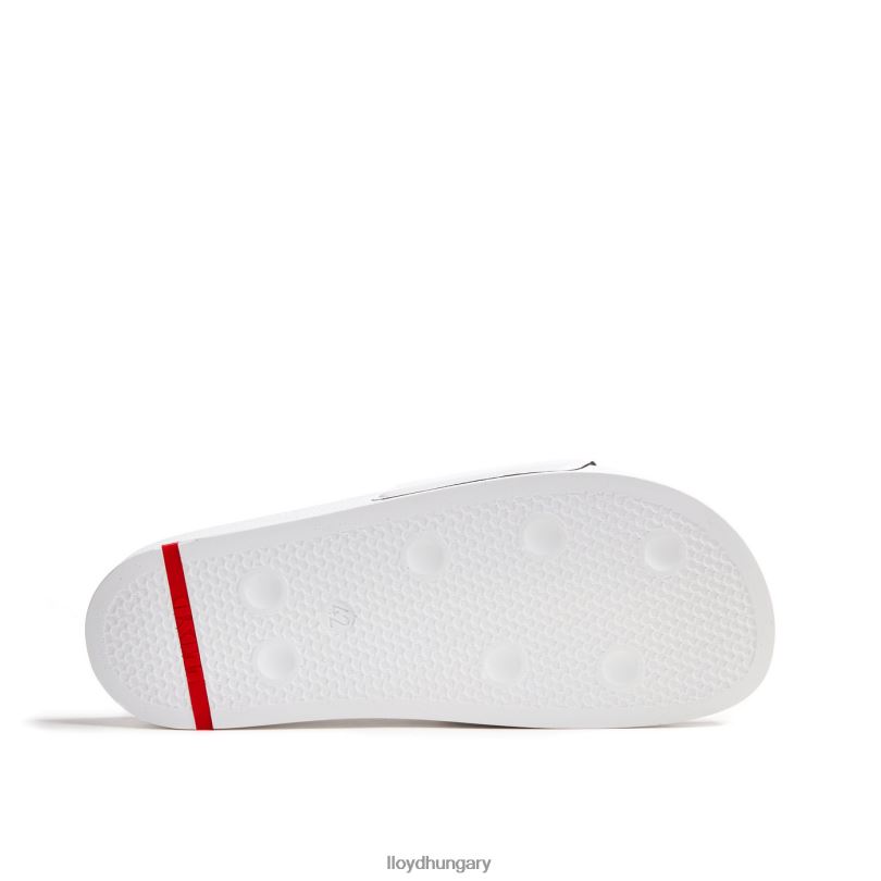 cipő HU LLOYD férfiak fürdő csúszdák fehér 6444N716