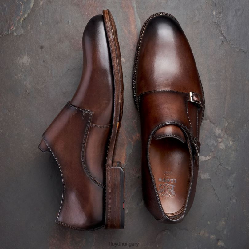 cipő HU LLOYD férfiak figyelmeztető barna 6444N147