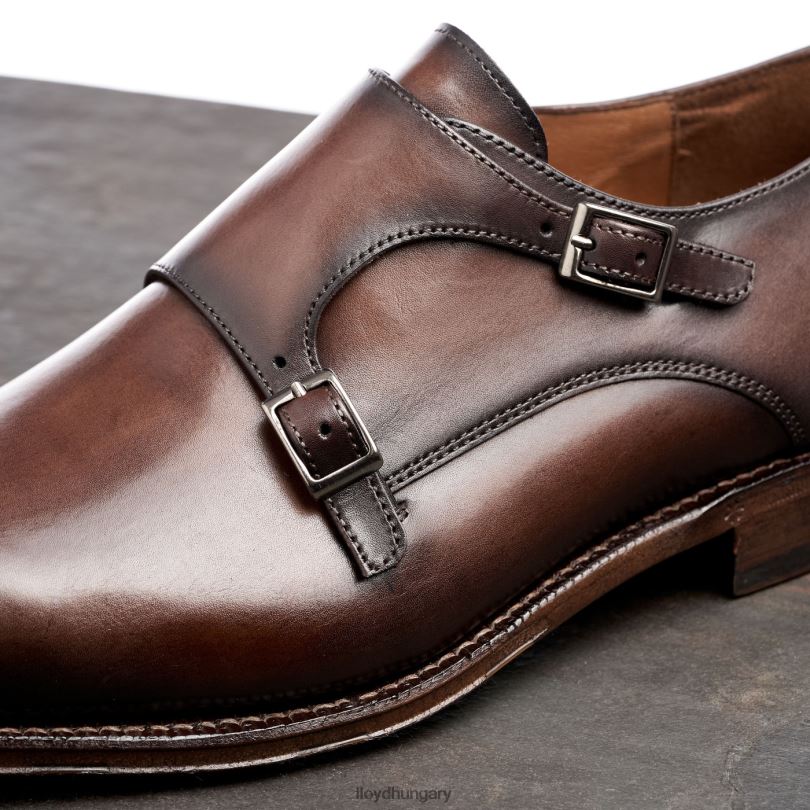 cipő HU LLOYD férfiak figyelmeztető barna 6444N147