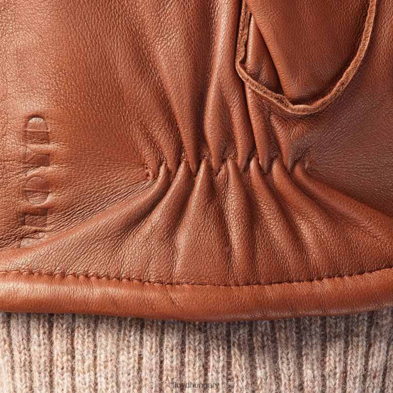 kiegészítők HU LLOYD férfiak bőrkesztyű barna 6444N709