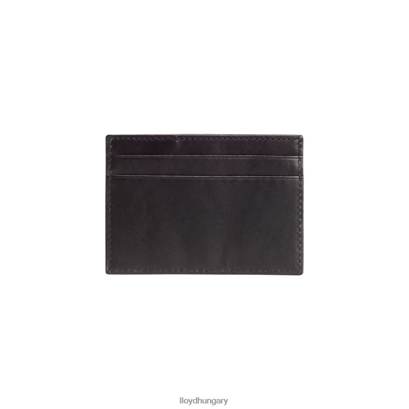 kiegészítők HU LLOYD férfiak hitelkártya tok fekete 6444N659