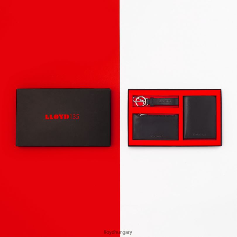 kiegészítők HU LLOYD férfiak jubileumi doboz fekete 6444N681