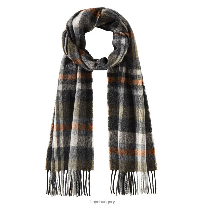 kiegészítők HU LLOYD férfiak gyapjú/kasmír sál szürke 6444N693