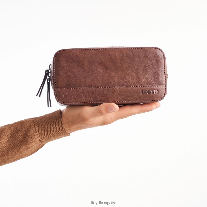 kiegészítők HU LLOYD férfiak WC táska barna 6444N652