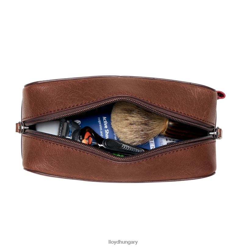 kiegészítők HU LLOYD férfiak WC táska barna 6444N652