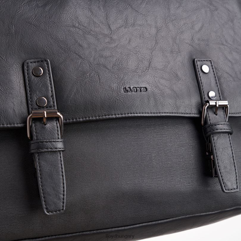 kiegészítők HU LLOYD férfiak futár táska fekete 6444N649