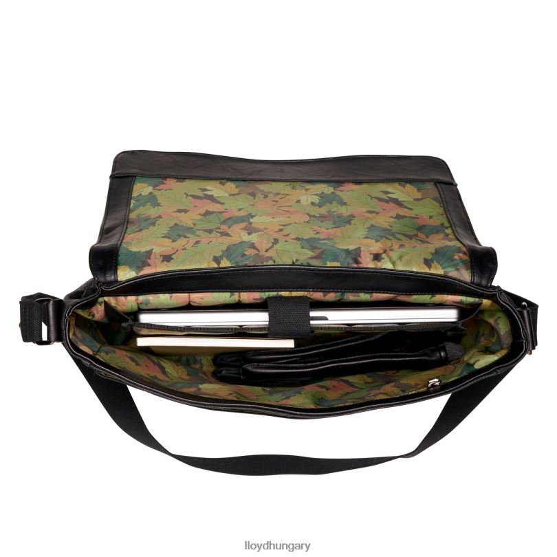 kiegészítők HU LLOYD férfiak futár táska fekete 6444N649