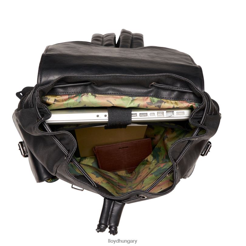 kiegészítők HU LLOYD férfiak hátizsák fekete 6444N654