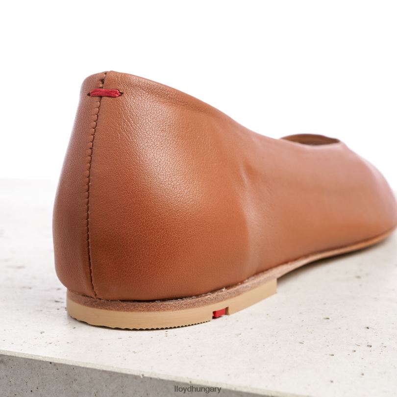 cipő HU LLOYD nők bőr balerina barna 6444N1256