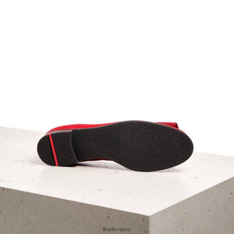 cipő HU LLOYD nők bőr balerina piros 6444N1175