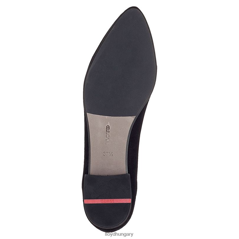 cipő HU LLOYD nők balerina fekete 6444N1142
