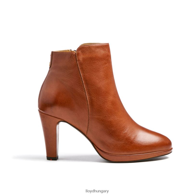 cipő HU LLOYD nők bőr bokacsizma barna 6444N921