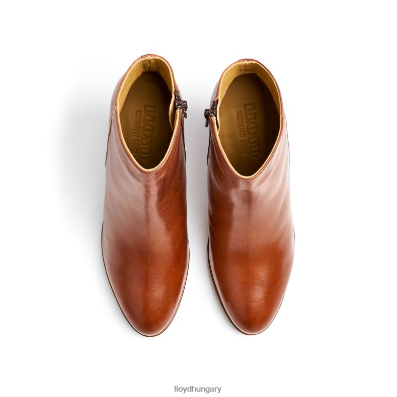 cipő HU LLOYD nők bőr bokacsizma barna 6444N921