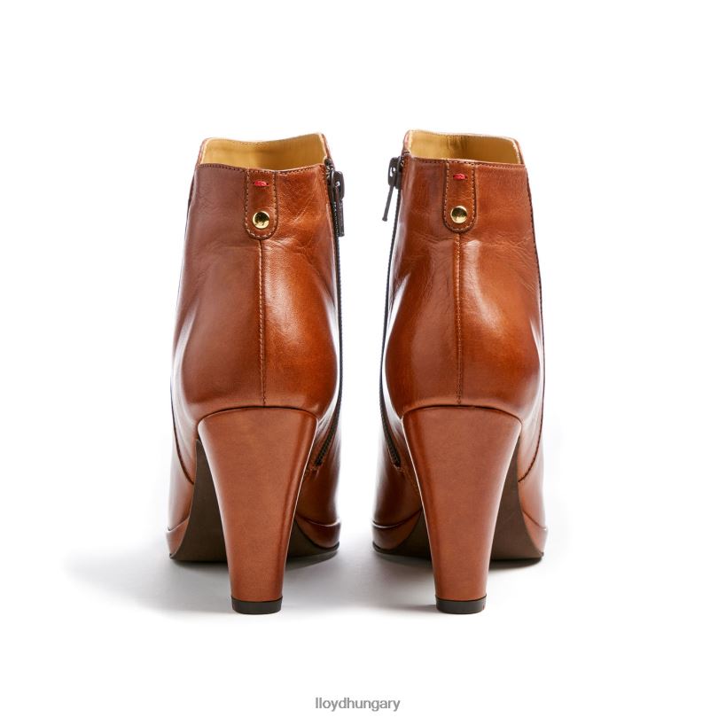 cipő HU LLOYD nők bőr bokacsizma barna 6444N921