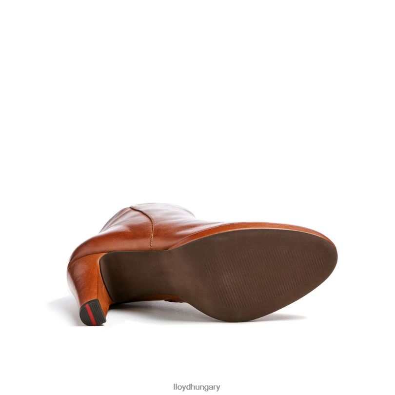 cipő HU LLOYD nők bőr bokacsizma barna 6444N921