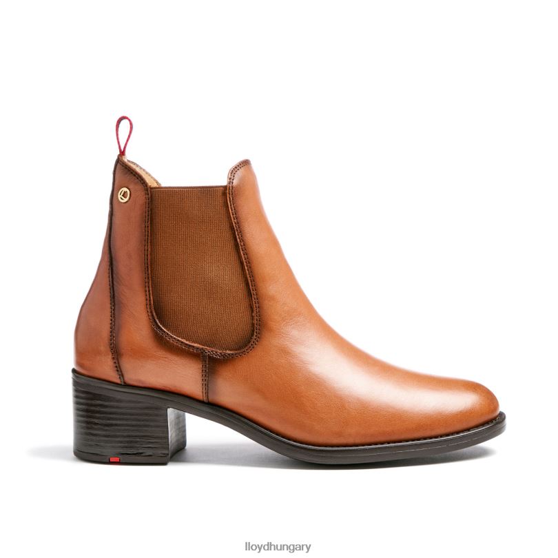 cipő HU LLOYD nők bőr bokacsizma barna 6444N929