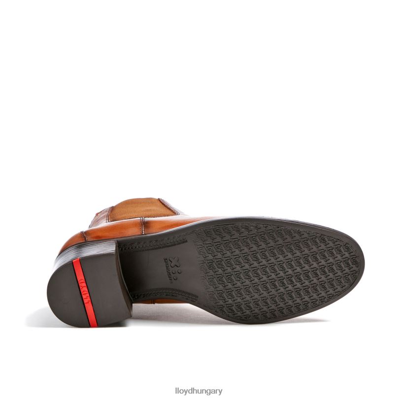 cipő HU LLOYD nők bőr bokacsizma barna 6444N929