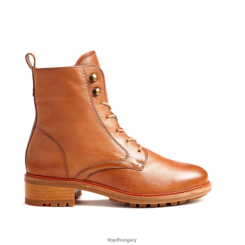 cipő HU LLOYD nők bőr bokacsizma barna 6444N941