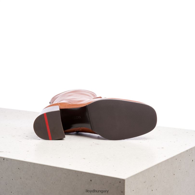 cipő HU LLOYD nők bőr bokacsizma barna 6444N985