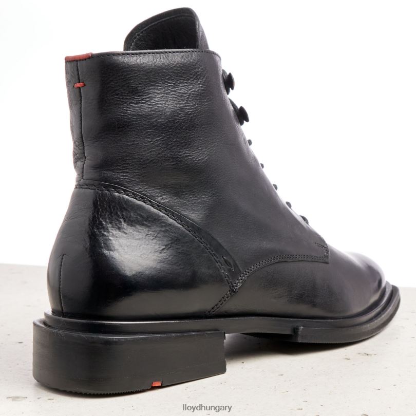 cipő HU LLOYD nők báránybőr bokacsizma fekete 6444N1001