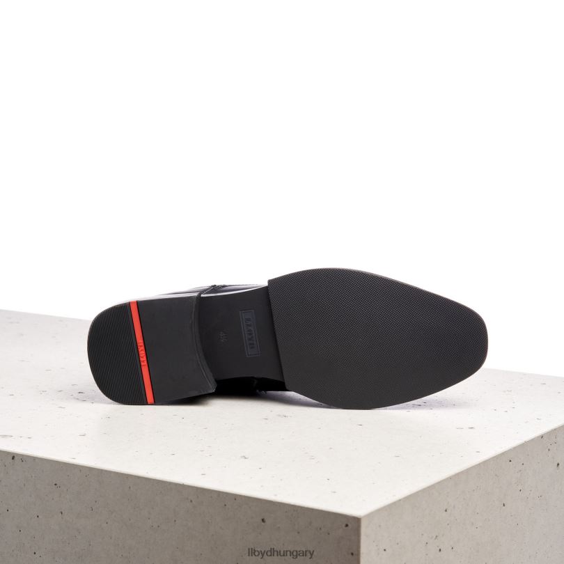 cipő HU LLOYD nők báránybőr bokacsizma fekete 6444N1001