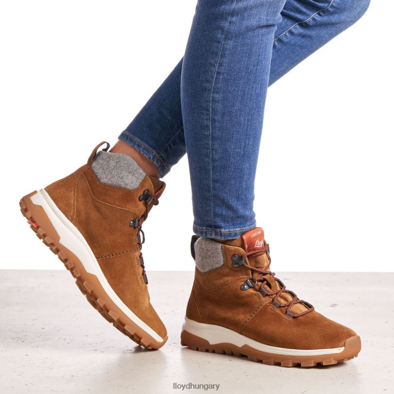 cipő HU LLOYD nők bokacsizma barna 6444N856