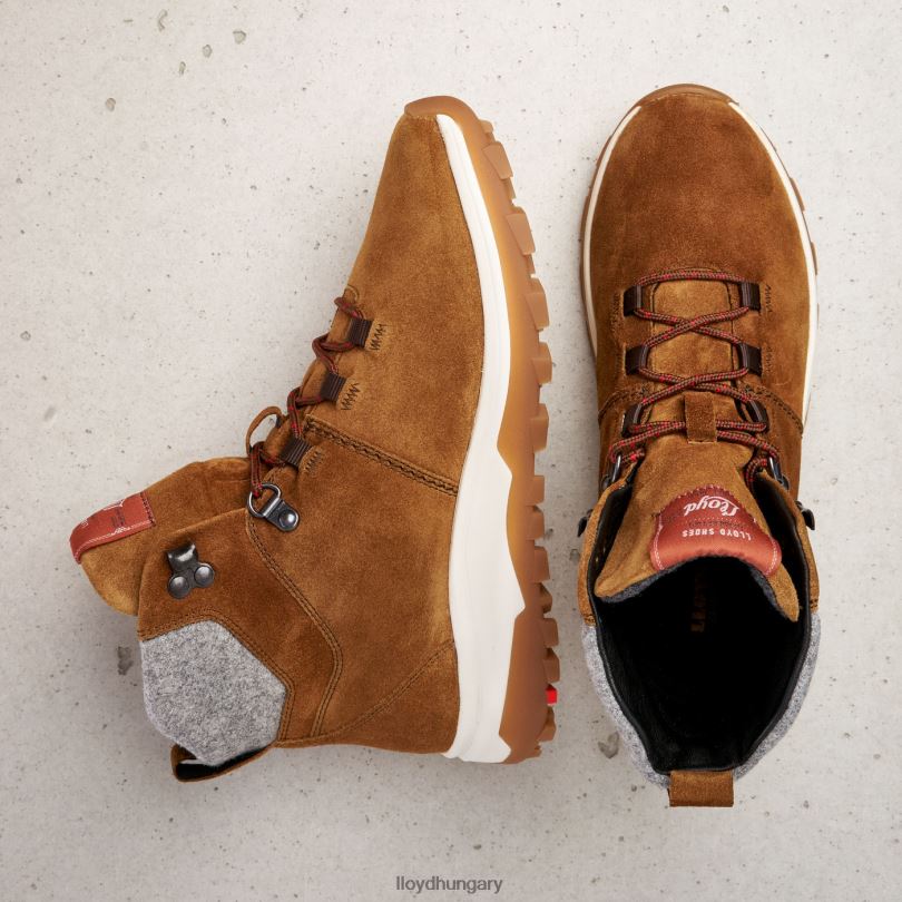 cipő HU LLOYD nők bokacsizma barna 6444N856