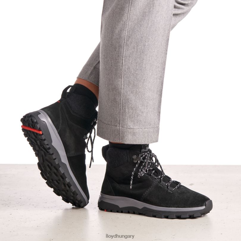 cipő HU LLOYD nők bokacsizma fekete 6444N844