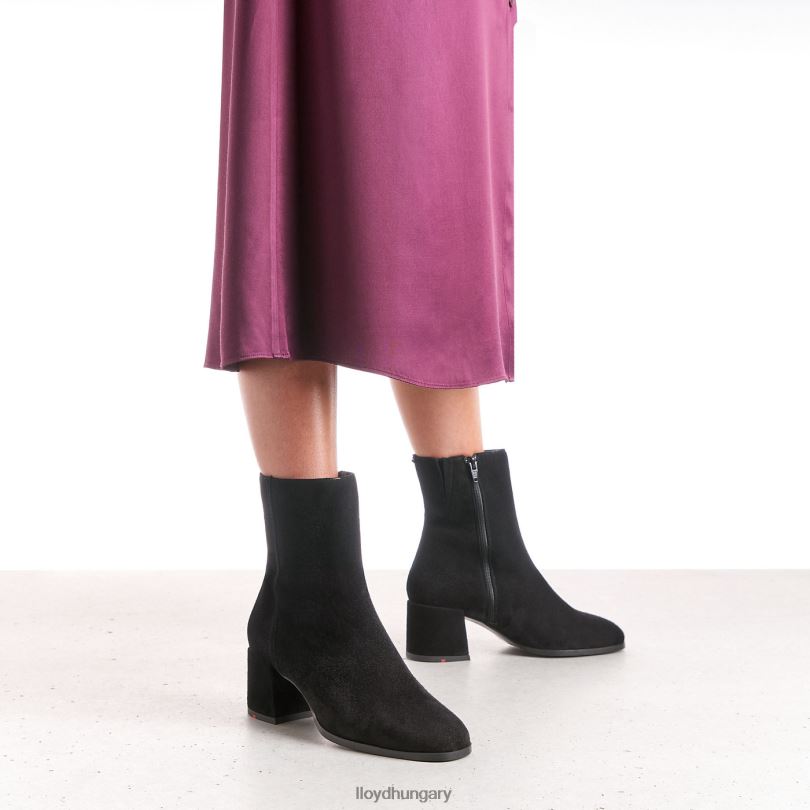 cipő HU LLOYD nők bokacsizma fekete 6444N986