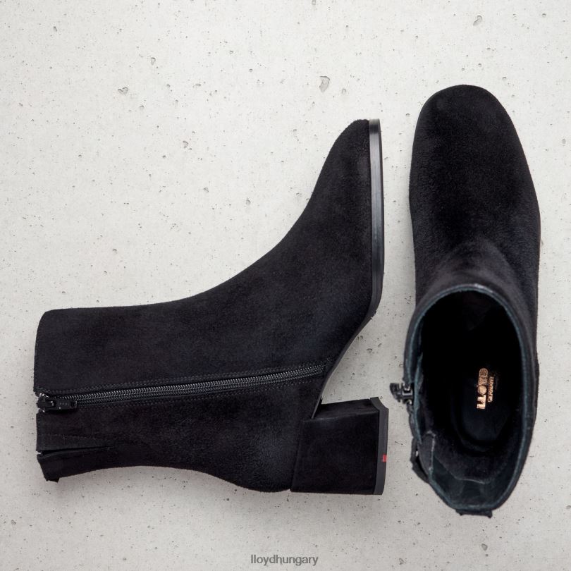 cipő HU LLOYD nők bokacsizma fekete 6444N986