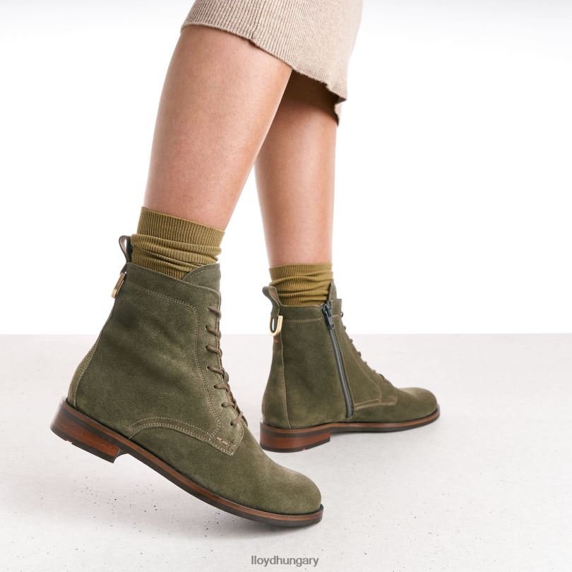 cipő HU LLOYD nők bokacsizma zöld 6444N953