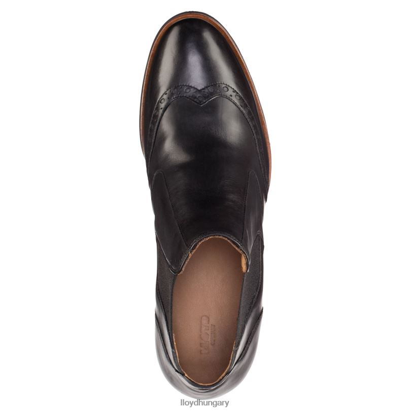 cipő HU LLOYD nők chelsea bokacsizma fekete 6444N998