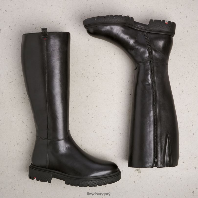 cipő HU LLOYD nők csizma fekete 6444N1194