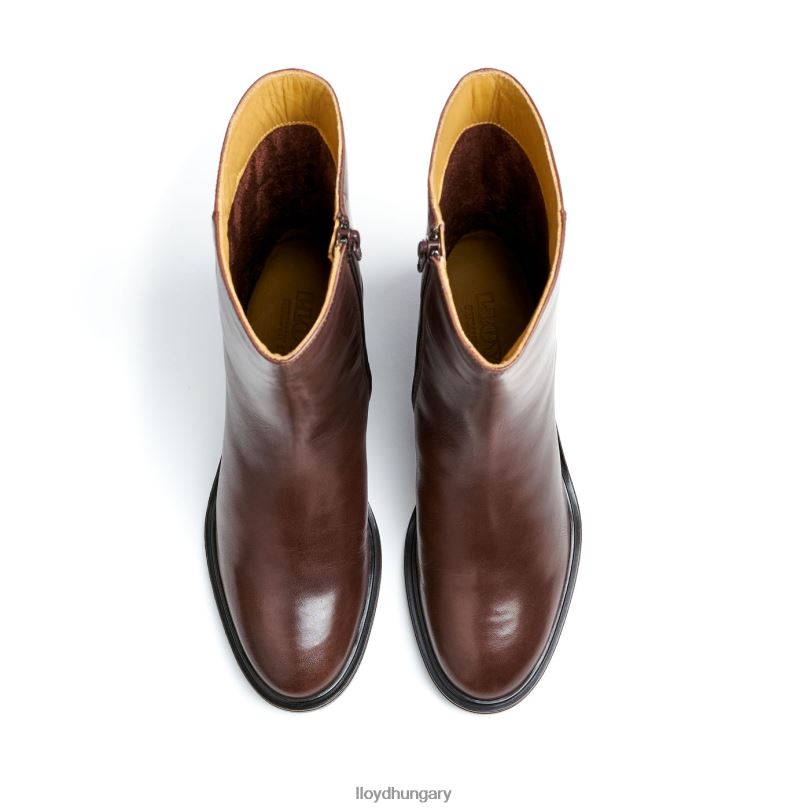 cipő HU LLOYD nők divatos bőr bokacsizma barna 6444N886