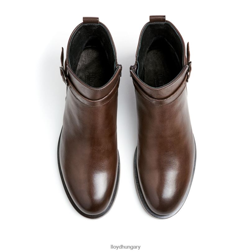 cipő HU LLOYD nők divatos bőr bokacsizma barna 6444N899