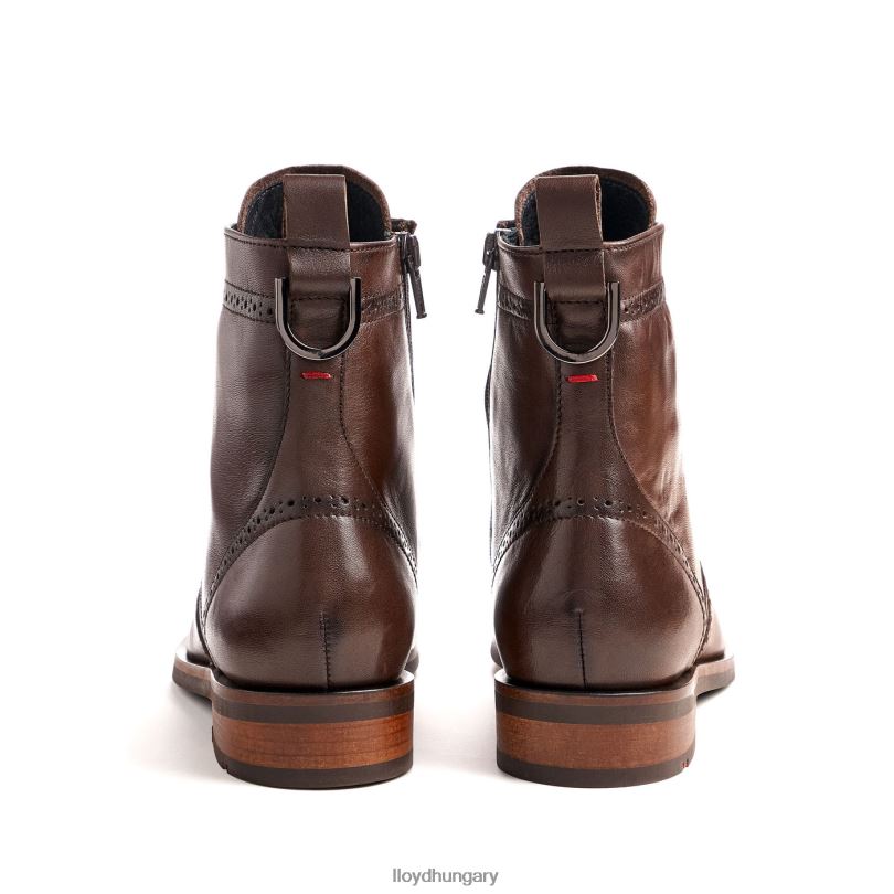 cipő HU LLOYD nők divatos sima bőr bokacsizma barna 6444N877