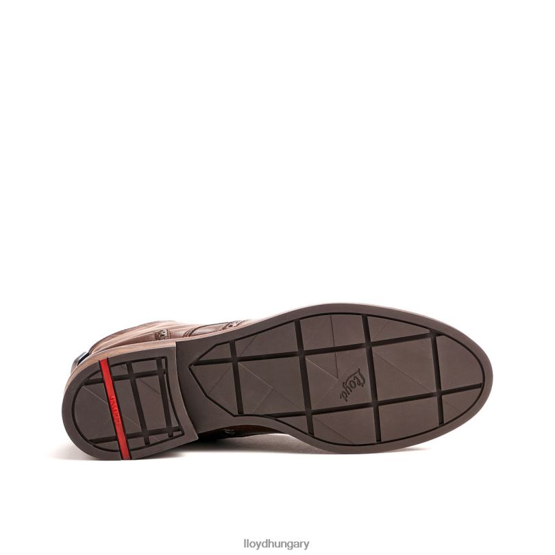 cipő HU LLOYD nők divatos sima bőr bokacsizma barna 6444N877