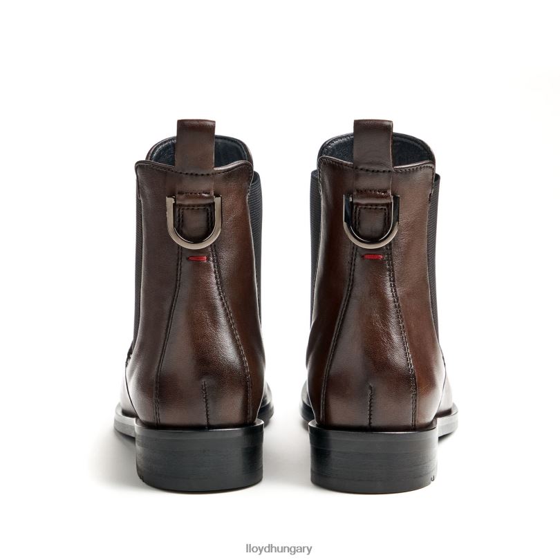 cipő HU LLOYD nők divatos sima bőr bokacsizma barna 6444N897