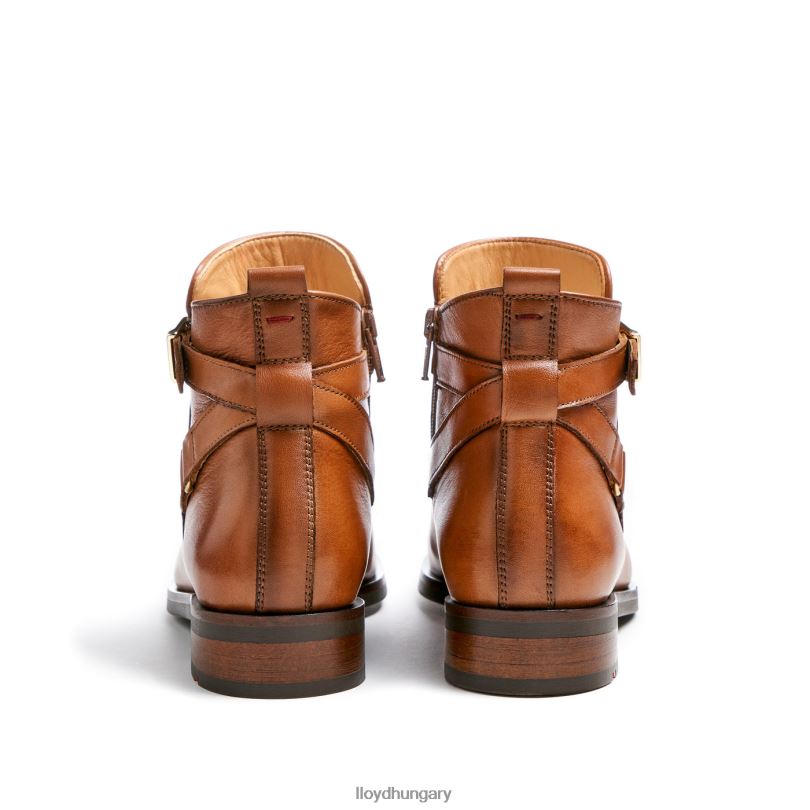 cipő HU LLOYD nők divatos sima bőr bokacsizma barna 6444N900