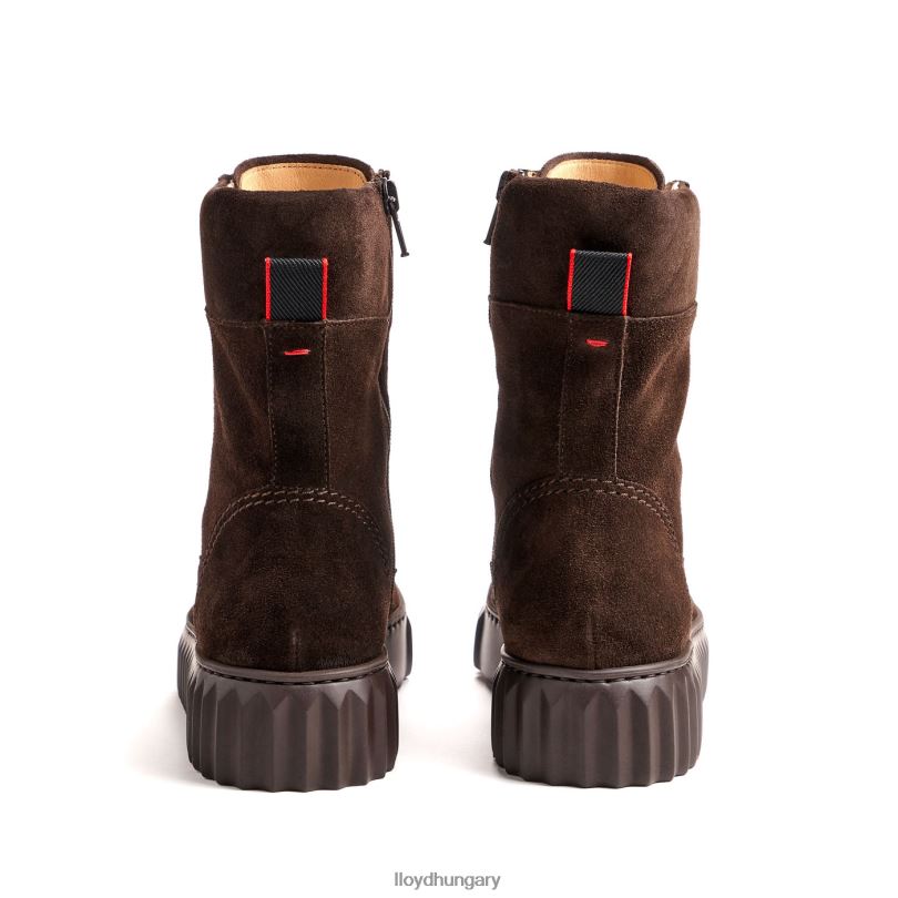 cipő HU LLOYD nők durva bőr bokacsizma barna 6444N889