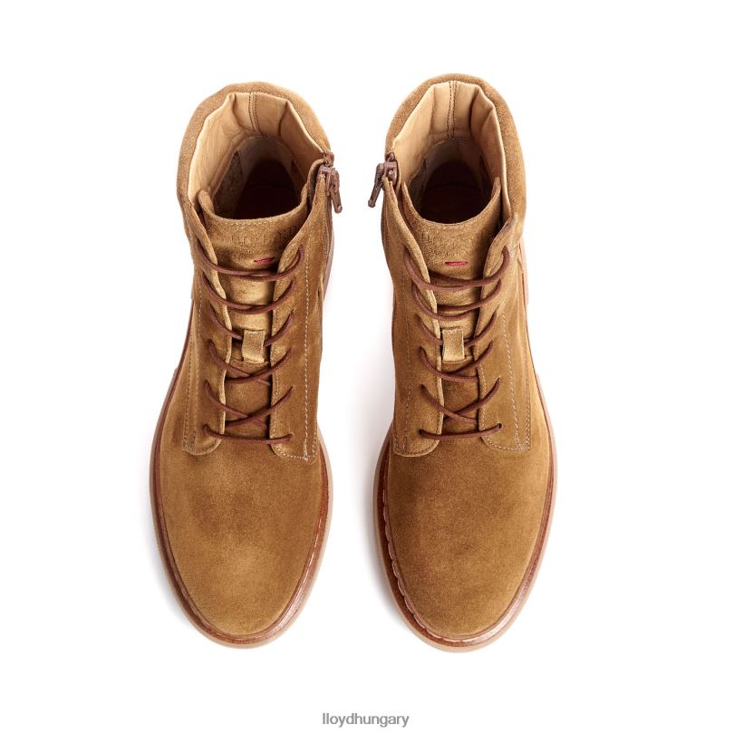 cipő HU LLOYD nők durva bőr bokacsizma barna 6444N913