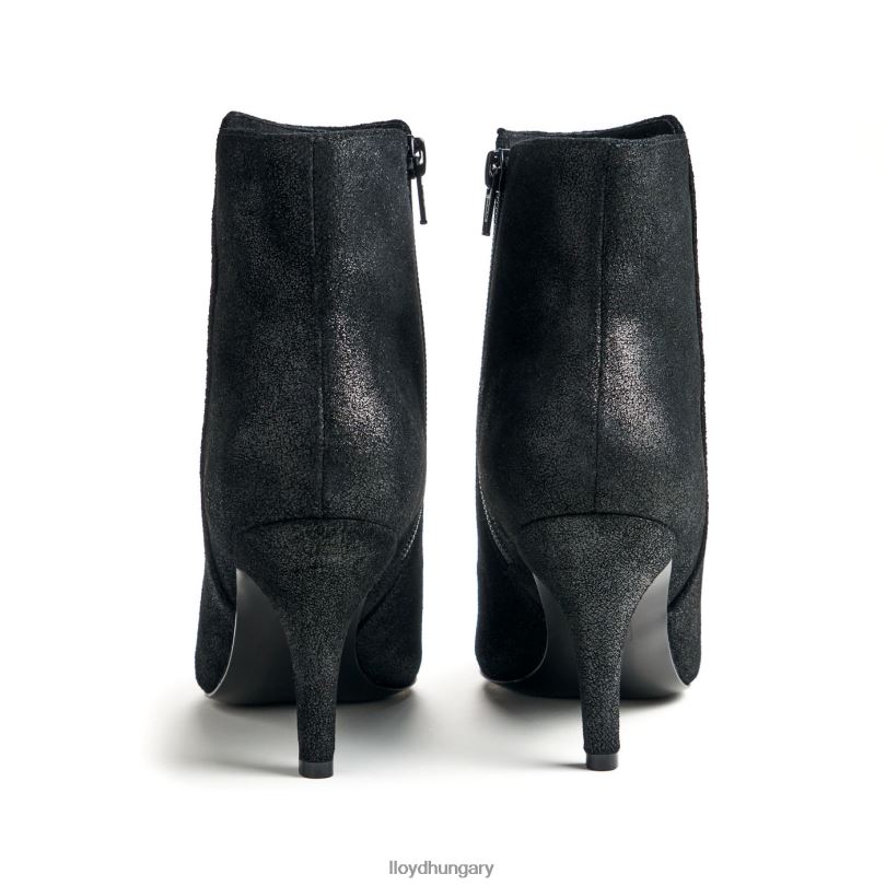 cipő HU LLOYD nők durva bőr bokacsizma fekete 6444N880