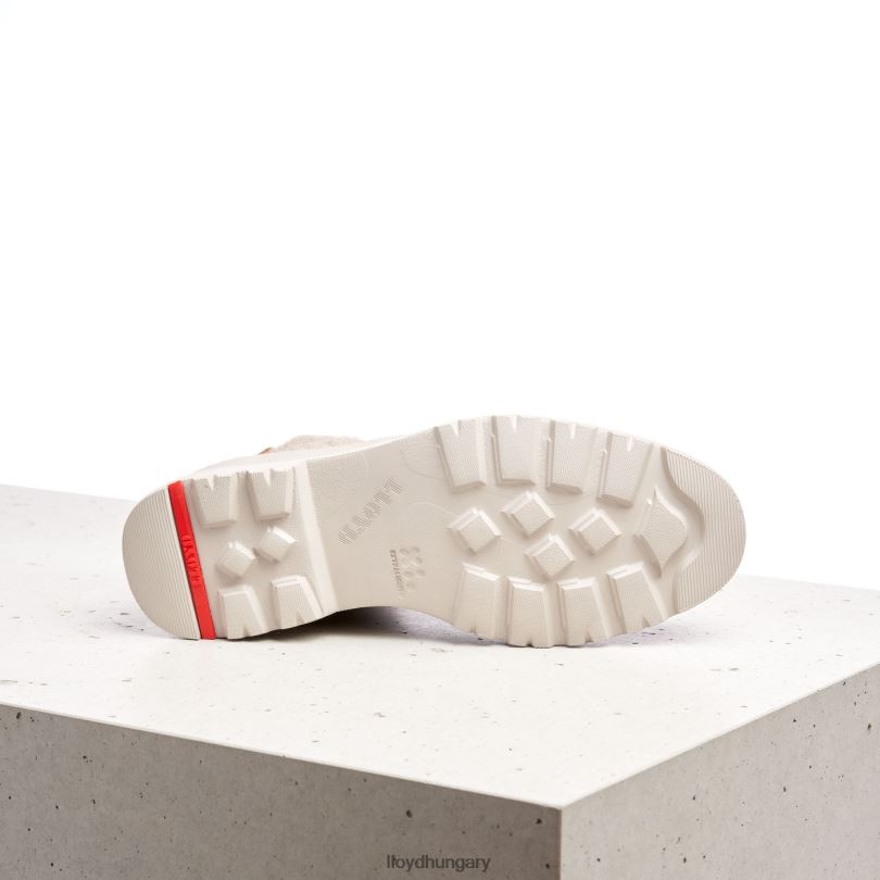 cipő HU LLOYD nők durva bőr felbújós bokacsizma barna 6444N925