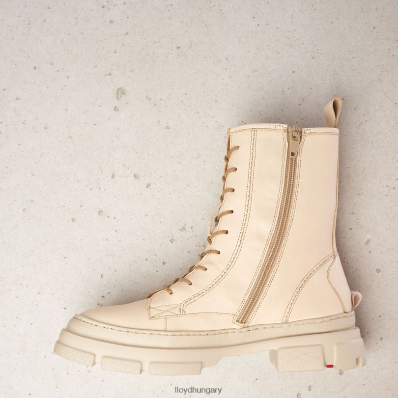 cipő HU LLOYD nők fűzős bokacsizma bézs 6444N936