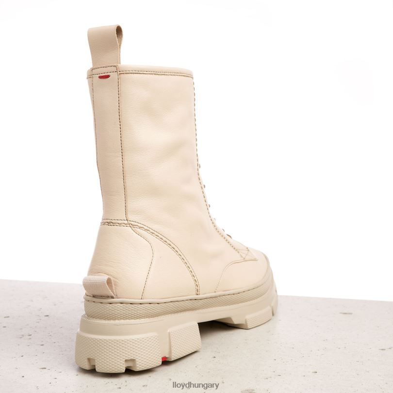 cipő HU LLOYD nők fűzős bokacsizma bézs 6444N936