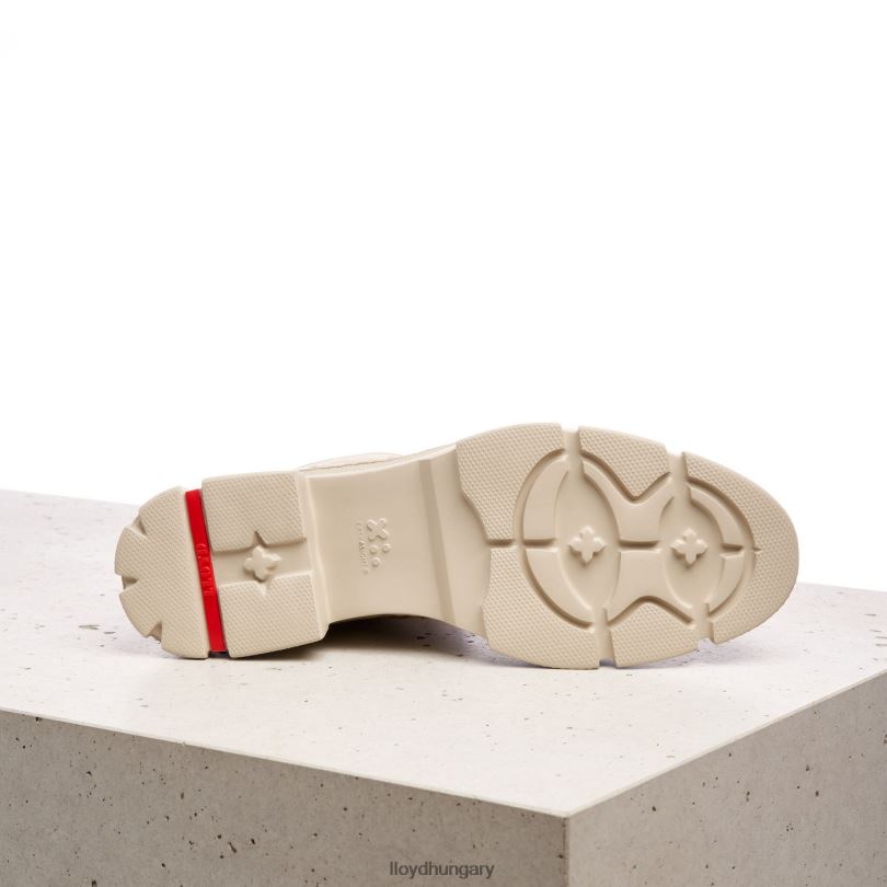 cipő HU LLOYD nők fűzős bokacsizma bézs 6444N936